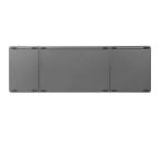 Foldable Bluetooth Keyboard,ABS Portable Mini Keyboard with Touchpad for IOS