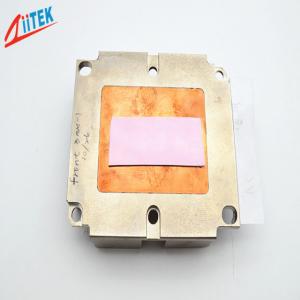 China 5W/MK ,Silicone Rubber Sheet FOR LED Panellight Heatsink Thermal Conductive Pad   Pink TIF100-50-14S ,45 Shore 00 wholesale