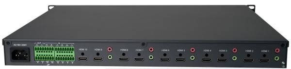 Quality PM60EA/1H-9H IP Video Matrix Switcher Ip Decoder 1ch HDMI In And 9ch HDMI Out Powerful Video Wall Management Functions for sale