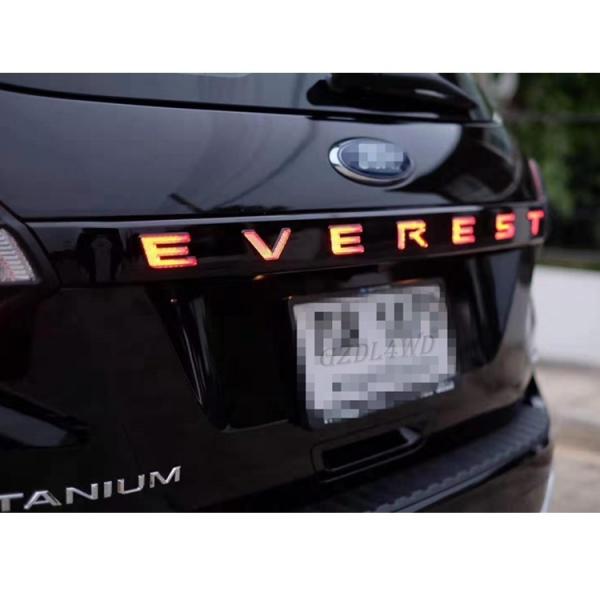 Quality ABS 4x4 Body Kits Black Rear Trunk Lid Cover Trim For  Everest 2015 Onwards for sale