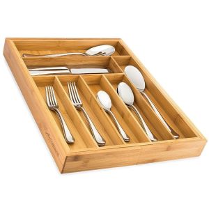 Bamboo desk drawer organizer for high quality and wholesale