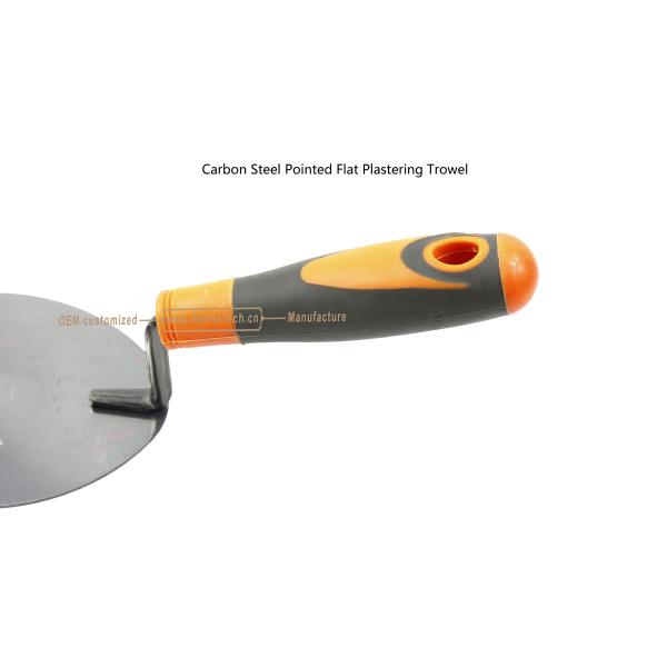 Carbon Steel Pointed Flat Plastering Trowel