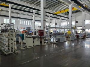 China Fiber Optical Cable Making Machine , Optic Fiber Coating Extrusion Machine on sale