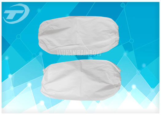 PE Disposable Arm Sleeves Medical Machine Made Clear Protective Sleeves