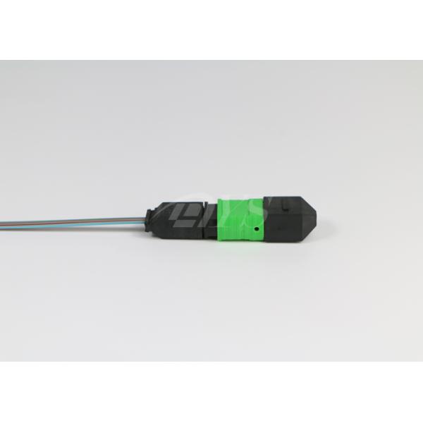 Singlemode 12 Core Ribbon MPO/MTP Fiber Mpo To Mpo Cable 500 Matings Long Lifespan