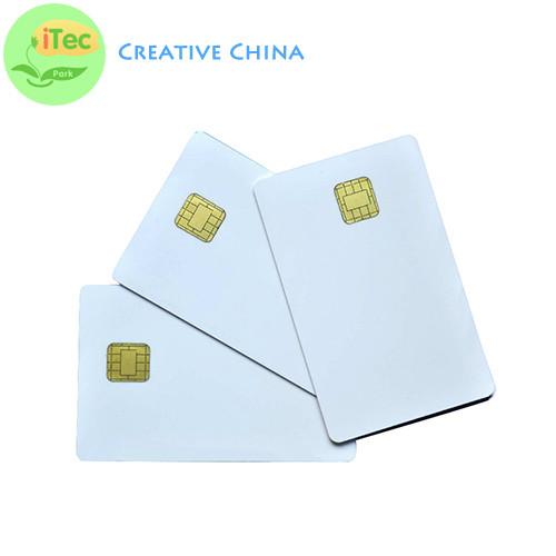 Quality Smart CPU java card with operating OS high security performance card dual interface card for sale