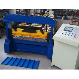 Buy cheap 9kw Panel Roll Forming Machine , 380v 50hz Metal Roof Panel Machine from wholesalers
