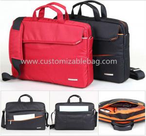 China Red Ladies Oxford Briefcase 14 Inch Laptop Bags for Business / Documents on sale