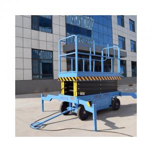 China 10m double Masts lift hydraulic hydraulic Aerial Working Platform Lift self propelled lift on sale