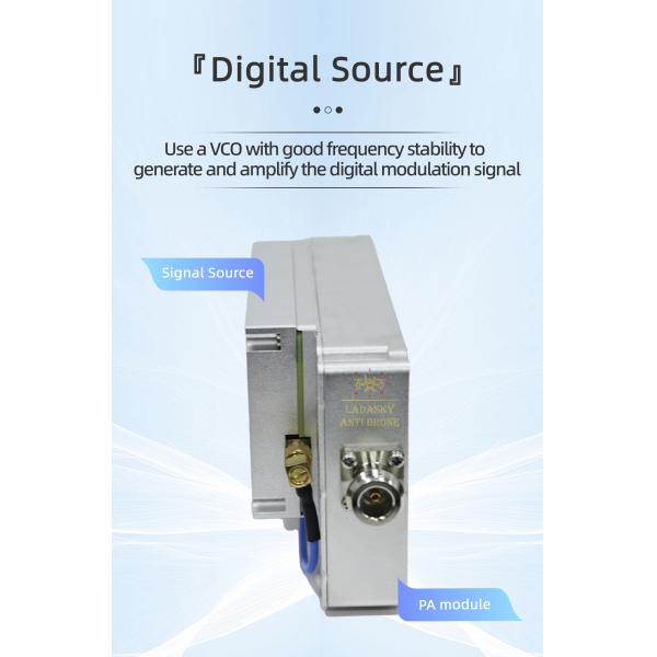 4000-6000MHz 100W Gan Lora Anti Uav Module Anti Portability Fpv Strike for DJI RF Power Amplifier with Ciculator