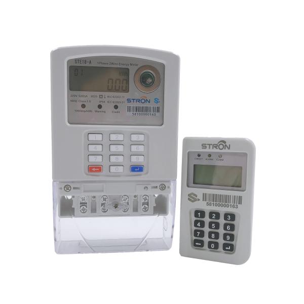 Quality Single Phase STS Compliant Split Keypad Prepayment Intelligent Electric Power Meter with LORA-RF Users Interface Unit for sale
