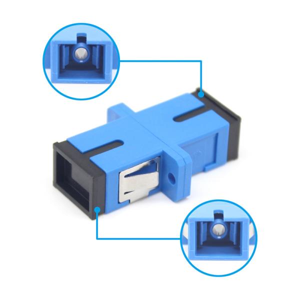 CATV System Essential SC UPC Simplex Adapter with Flange and Low Insertion Loss of 0.2dB