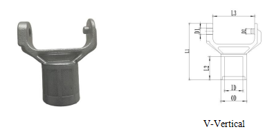 Customized Line Post Insulator Vertical Top End Fitting