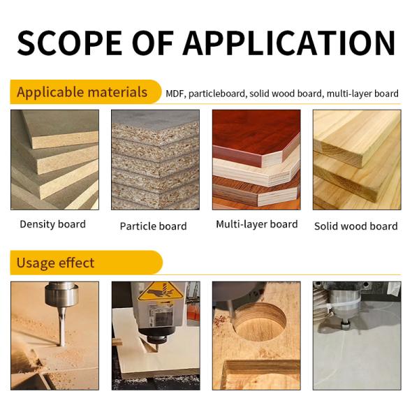 MDF Tungsten Carbide Cnc Router Bits 2 Flutes Indexable Milling Inserts