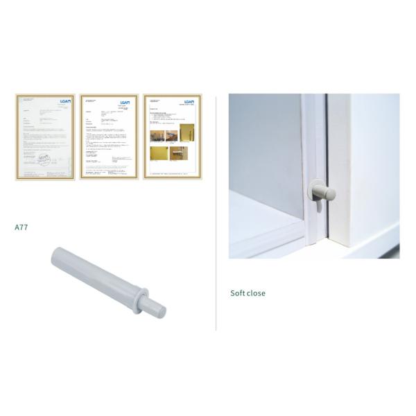 Soft Closing Stopper Cabinet Fittings Wardrobe Buffer Corrosion Resistant
