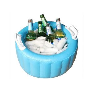 China Small Inflatable Ice Bucket / Blow Up Basin For Cold Beer And Fruit on sale