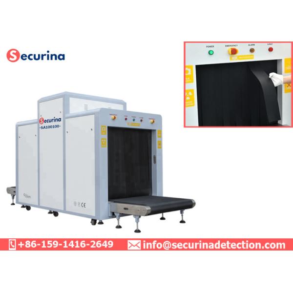 Big Tunnel X Ray Baggage Scanner Adjustable Height For Subway Luggage Scanning