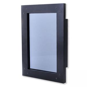 China Black Kitchen Cabinet Drawer 450mm Aluminum Alloy Frame wholesale