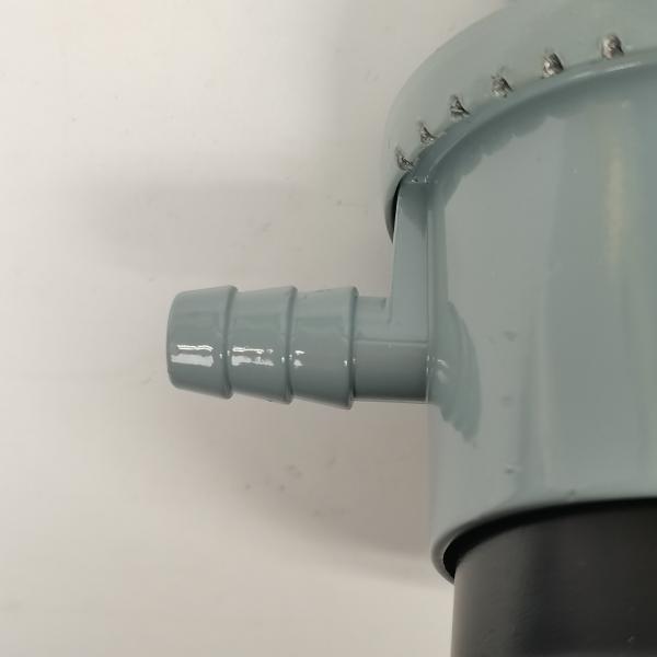 Grey Iraqi Model LPG Valve with Adjustable Regulator and H.51-11mm Outlet Connection