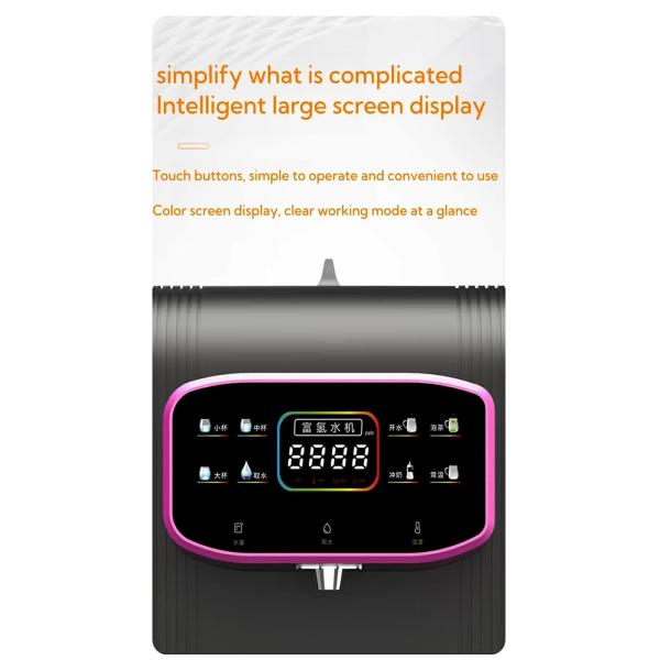 English Operating Hydrogen Drinking Water Machine 2200W Multiple Function