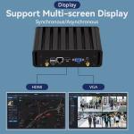 Intel Core Series Black Mini Computer With DDR3L RAM Single LAN Fome Home Offoce