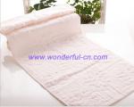 3D Jacquard 420GSM organic cotton amazon pink holiday hand towels