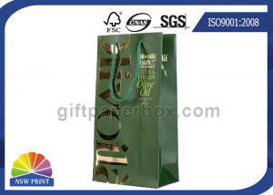 China Promotional Pantone Color Printing Elegant Paper Gift Bag With Cotton Handle wholesale