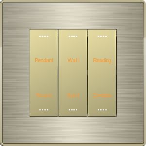 Buy cheap Smart Home Solution Knx Dimmer Switch Curtain Scene Control 3 Gang Wall Switch from wholesalers