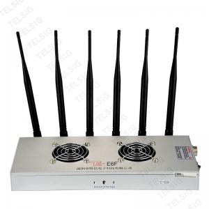 China 450 * 240 * 85mm Cell Phone Frequency Jammer , 6 Band Portable Bluetooth Jammer on sale