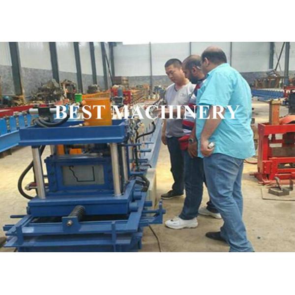 Steel Down Spout Roll Forming Machine For Downpipe / Gutter Profile / Tube