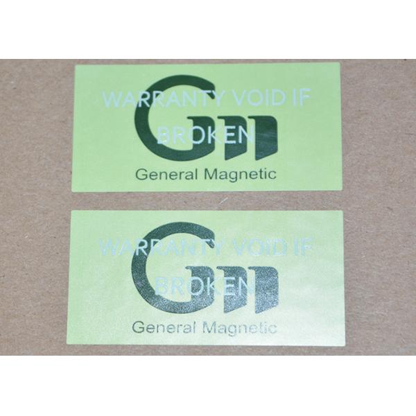 Silver top total transfer VOID tamper proof sticker for security use