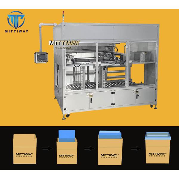 Automatic Poly Bag Inserter Machine Moulding Bag Maker Inserter