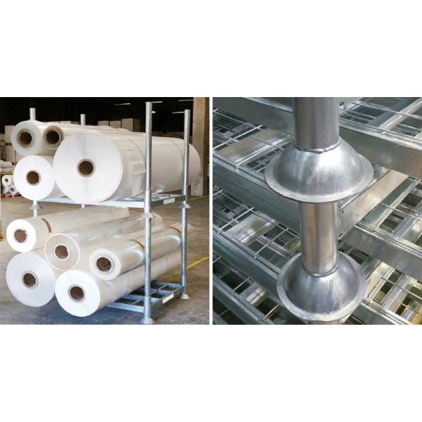 Round Post Foldable Stacking rack Demountable Stacking rack Stackable Rack