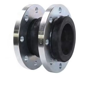 China PN10 PN16 PN25 Single Sphere Rubber Joint Rubber Bellows Expansion Joint With SS304/SS316 Flange Flexible Joint wholesale