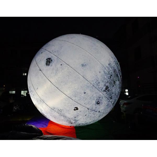 Decoration Used Giant Advertising Inflatable Moon Model With Led Light Large Inflatable Moon Balloon custom balloons