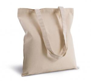 China Standard Size Cotton Canvas Bag Practical With Long Shoulder Belt wholesale