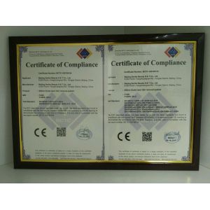 beijng sanhe beauty science&technology company Certifications