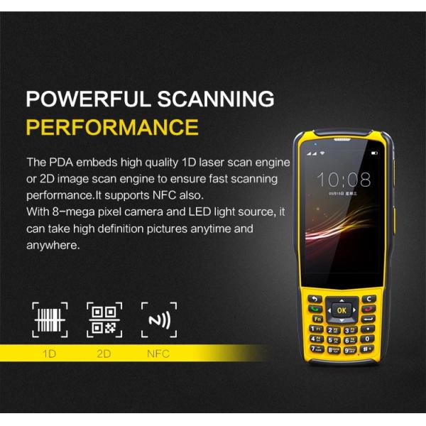 Industrial Android 1d 2d Barcode Scanner Handheld PDA Scanner