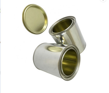 0.21mm Empty 5L Paint Tin CMYK Large Round Tin Containers