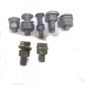 China Hot Dip Galvanized Square Neck Bolts Mushroom Head Highway Guardrail Bolt And Nut wholesale