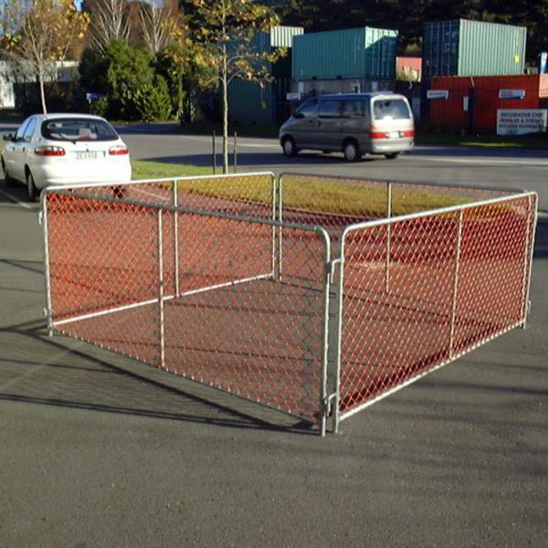 NZ Orage Color Powder Coated Chain Wire Mesh Of Rubbish Cage