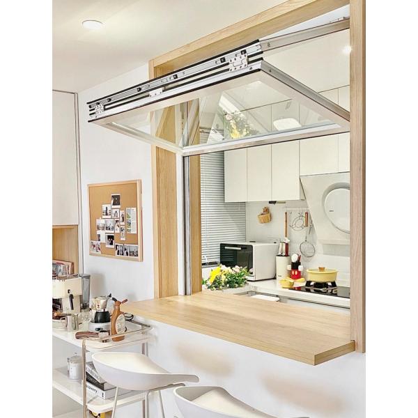 Retractable Screen Folding Windows - Invisible Mesh Storage