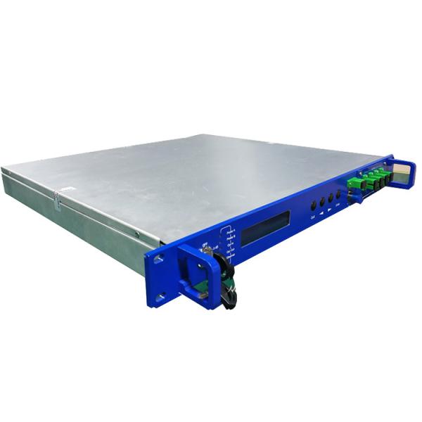 Professional 1U 1550nm Optical Fiber Amplifier 30db Low Power Input JZEDFA