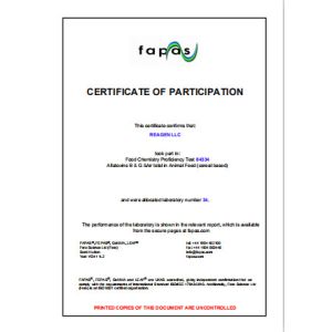 REAGEN LLC Certifications