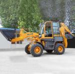 Multi Function Towable Tractor Loader Backhoe With 4 In 1 Bucket