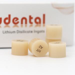 China HT LT Lithium Disilicate Ceramic Crown Dental Lab Material C14 B Glass on sale