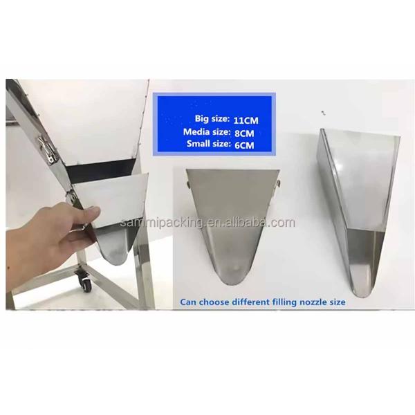 Cheap Price 100-2500g Stainless Steel Sugar Weighing Filling Machine,Precise Dry Powder Granule Filling Machine for Bag