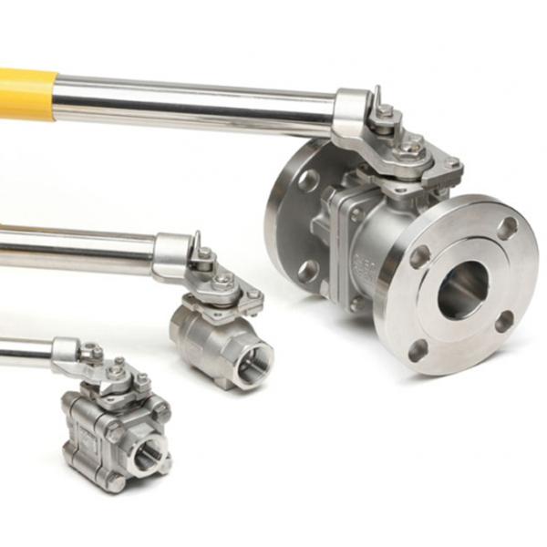 Three-Piece Pneumatic Ball Valve For Automatic Operation