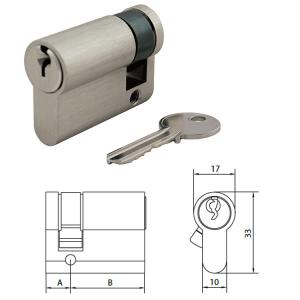 China Master Key Euro Lock Cylinder With Singe Profile To DIN18252 4 Hours Fire Test wholesale
