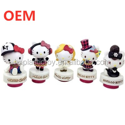 OEM Customized Mini Cartoon Stamper Toy 3d Figure Stamper Self-inking Stamp Plastic Children's Toy Eco-friendly Material 5000PCS